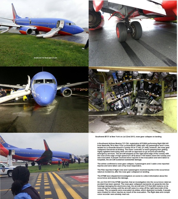 Southwest 737 Nose gear issue